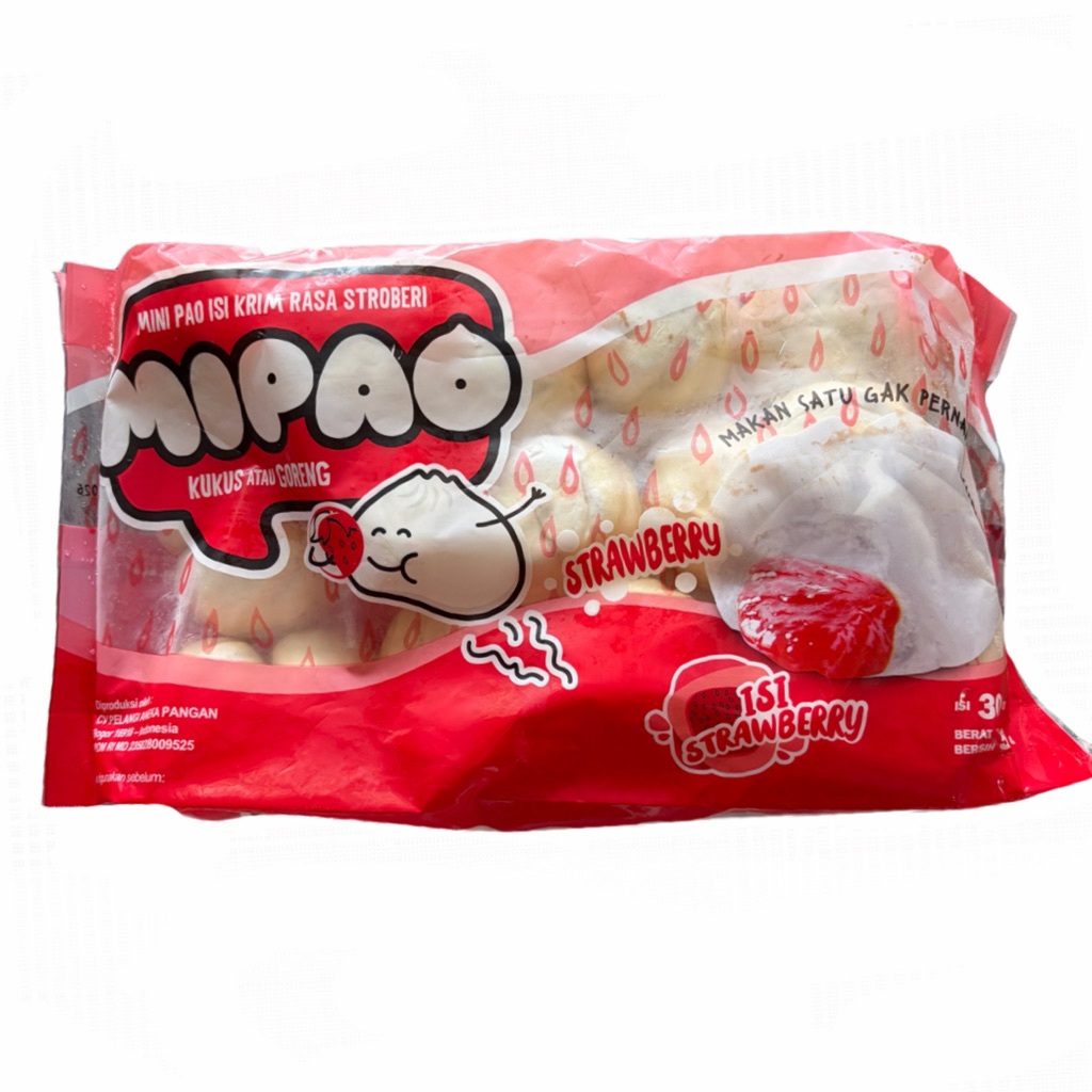 mipao rasa strawberry isi 15pcs