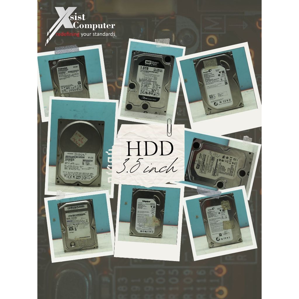 Hardisk SATA 500GB 3.5 HDD Internal Seagate WD PC CPU Komputer Sentinel 100% Normal Second Preloved