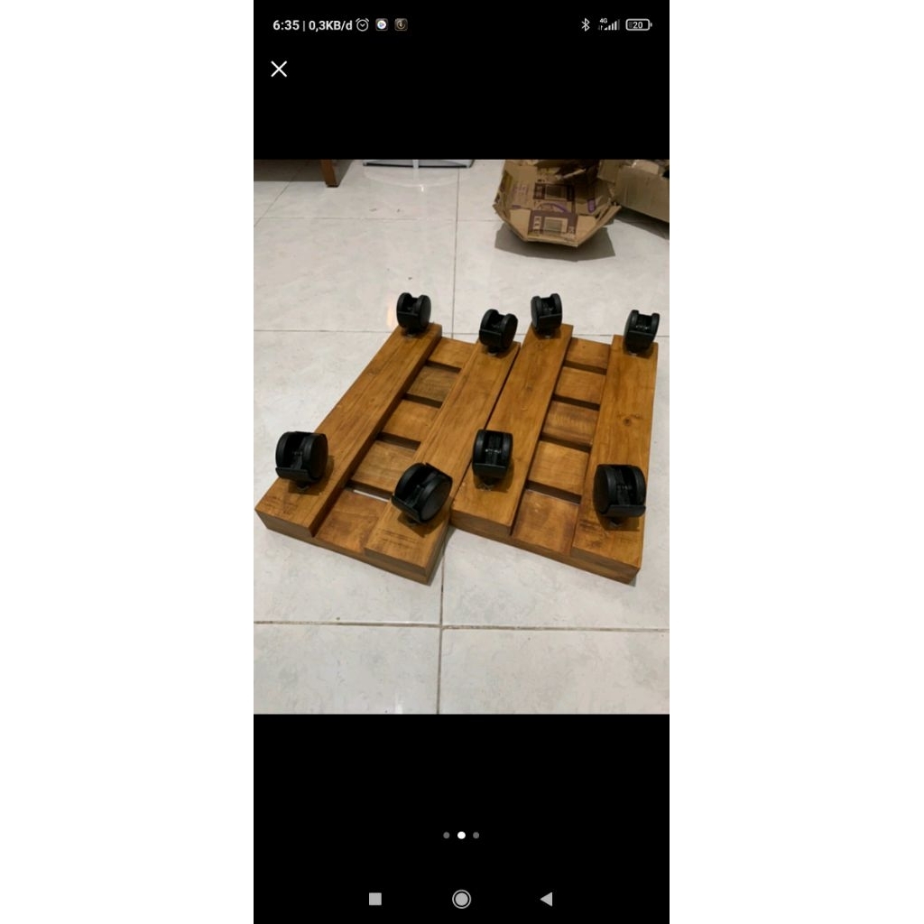 TATAKAN GALON TATAKAN LEMARI TATAKAN POT BUNGA UKURAN 25X30