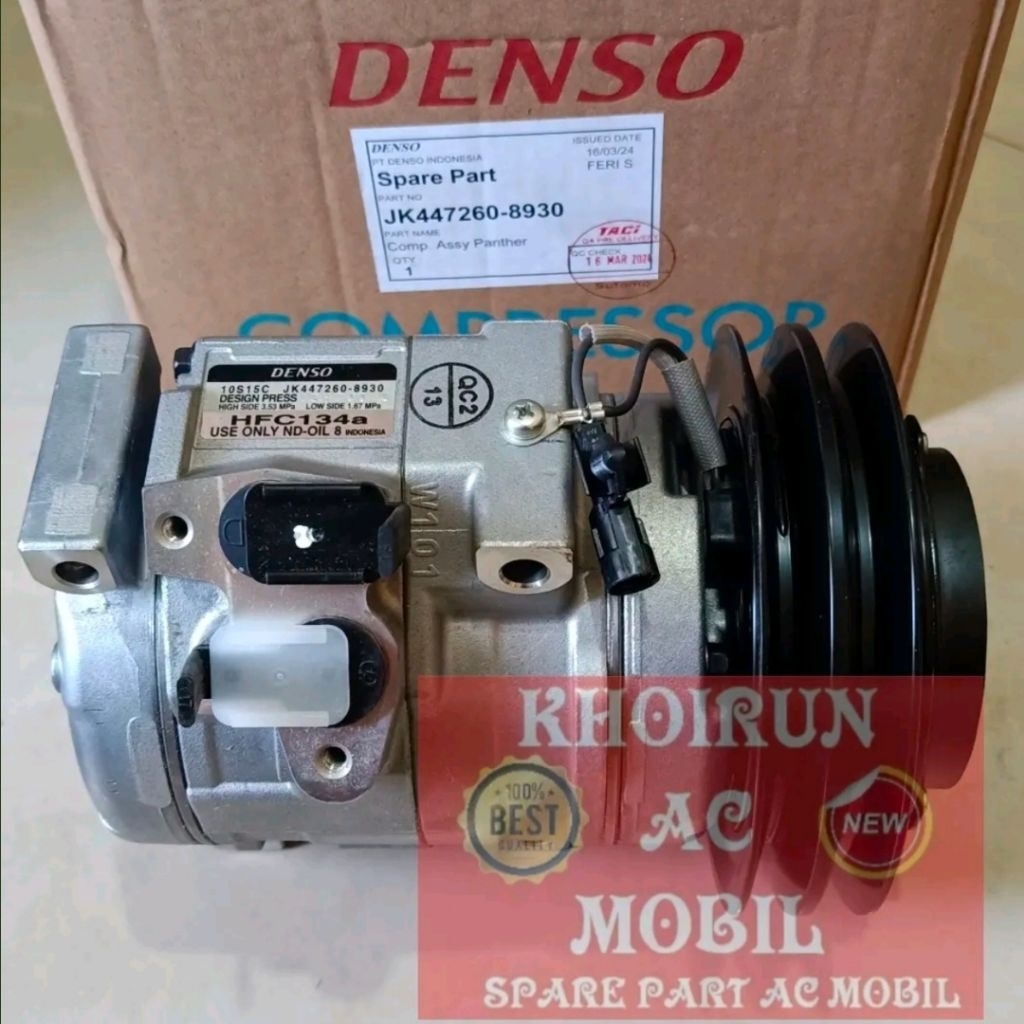 Compresor Kompresor Ac Mobil Panther Kapsul Touring Denso Asli