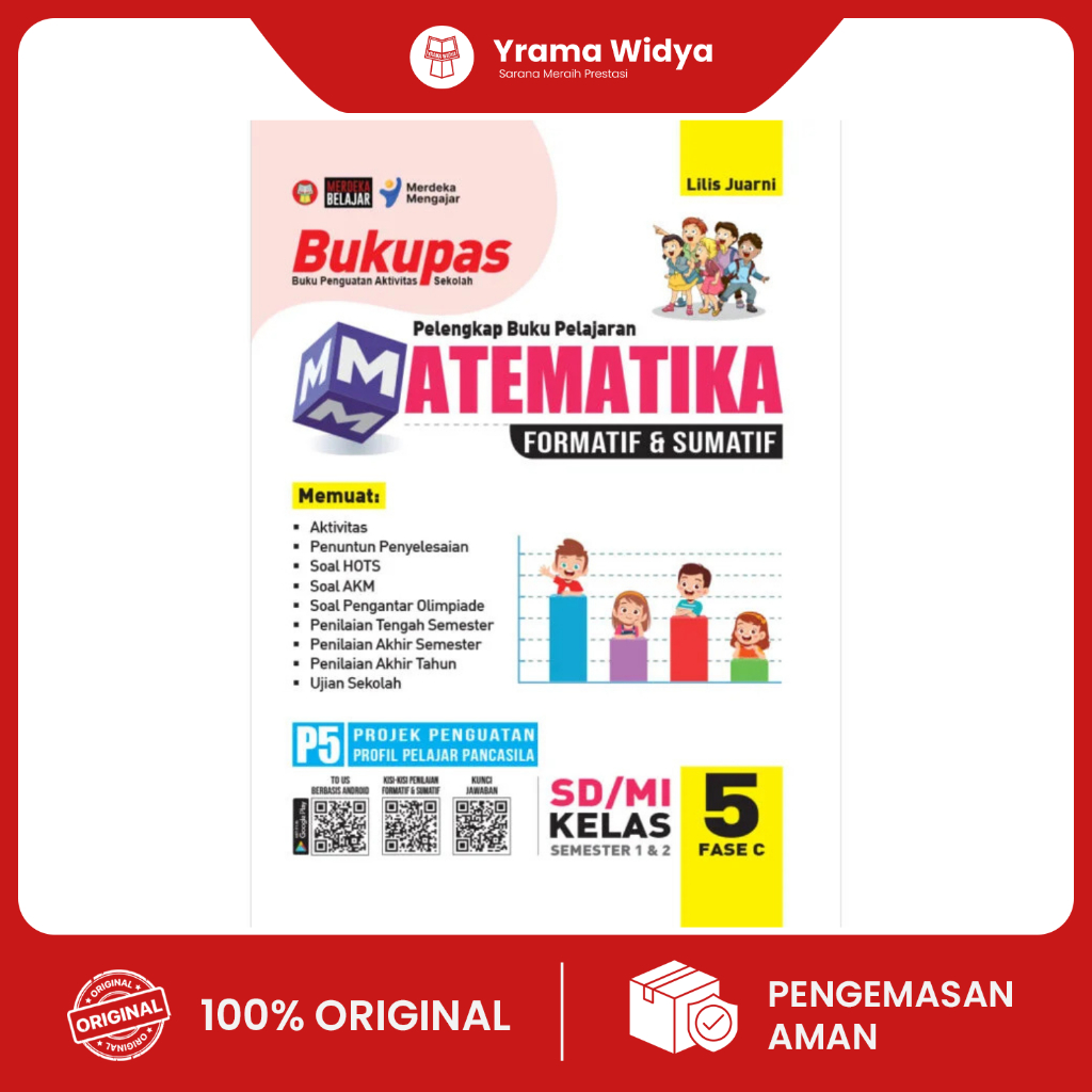 Yrama Widya - Bukupas Matematika untuk SD/MI Kelas 5 Fase C