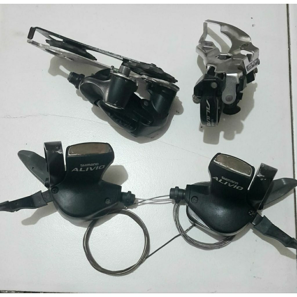 Mini Groupset Shimano ALIVIO 3 x 8 Speed ORIGINAL VIA SINGAPURA