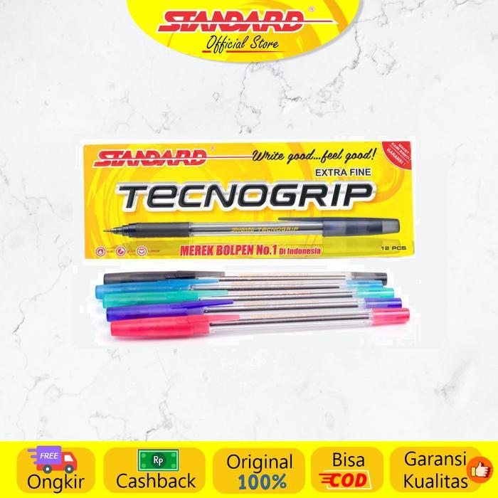 Pulpen Standard - Pulpen TECNOGRIP 0.4 ( Alat Tulis / Pen / Ballpoint / Pena )