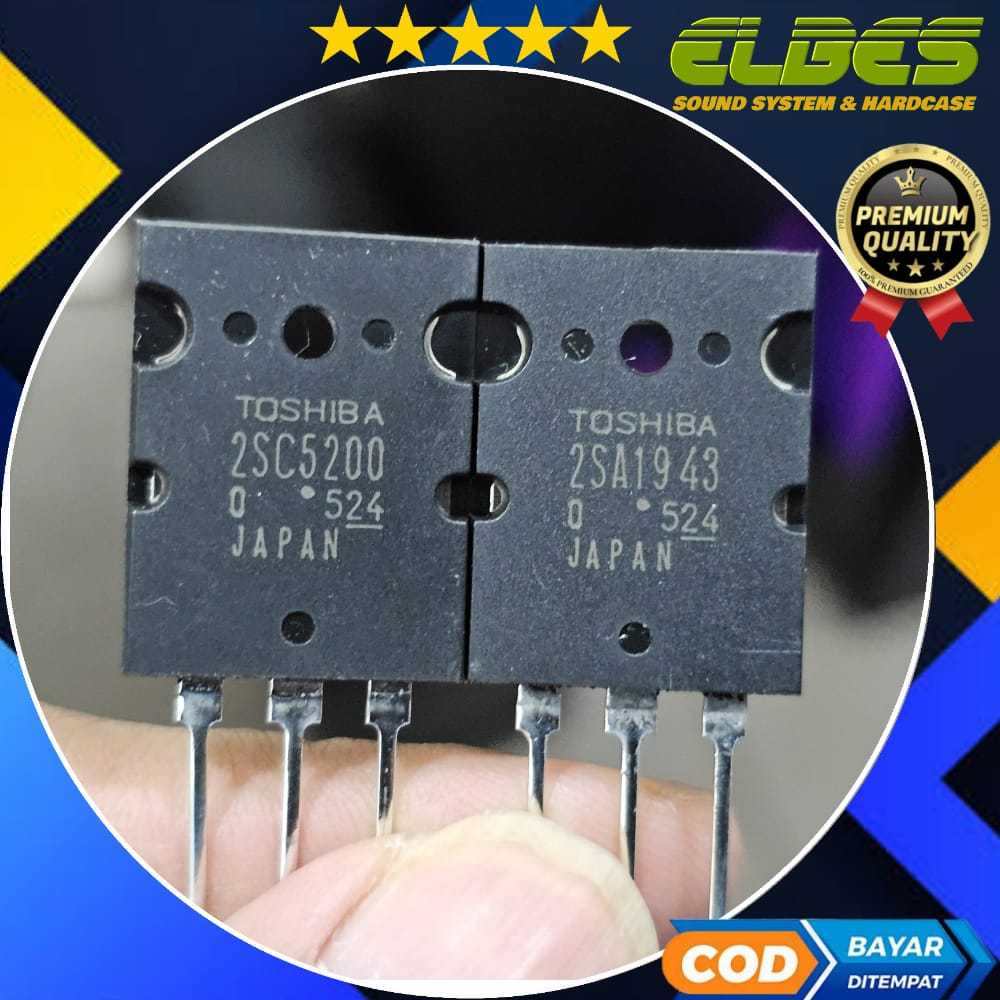 Toshiba C 5200 A 1943 transisor power amplifier C5200 A1943 lot 524 bagus grade super