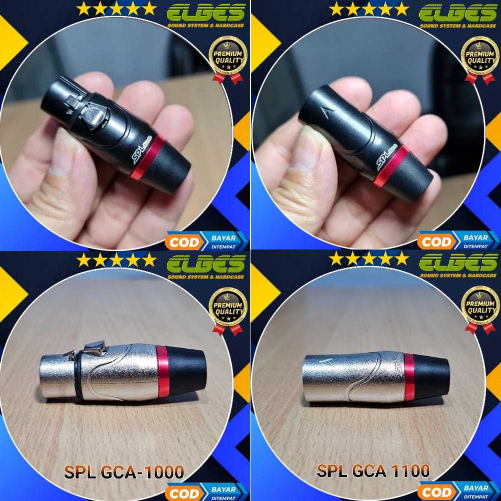 Jek XLR SPL Audio Jek dan Soket Contra Canon GCA800 GCA900 GCA1000 GCA1100