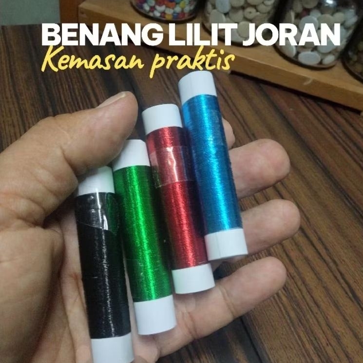 Benang Wrapping Joran 10 Meter - Pilihan Warna Menarik, Tahan Lama, Mudah Digunakan
