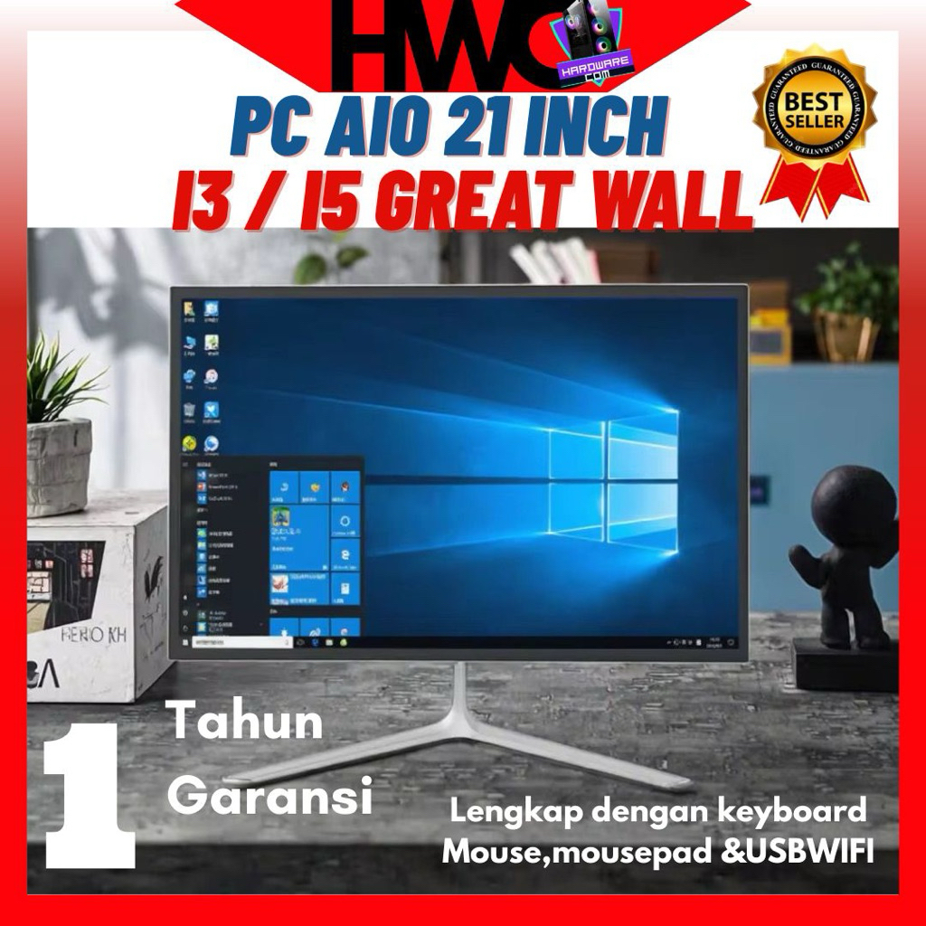 komputer all in one 21in i3 4160