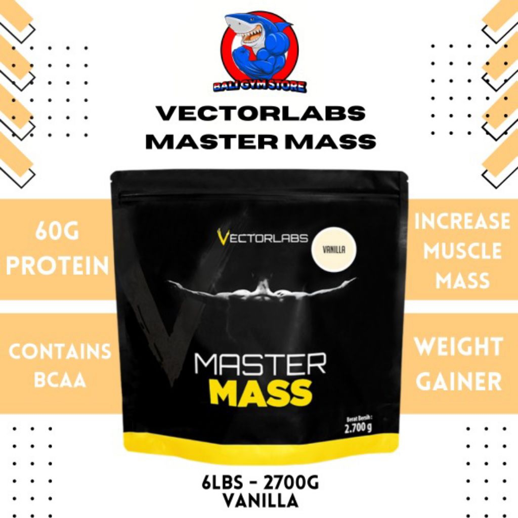Vectorlabs MASTER MASS 6 Lbs Susu Penambah Berat Badan & Membantu Pembentukan Otot