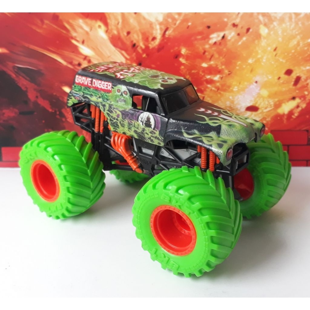 Monster Jam Spin Master Grave Digger Loose Ok