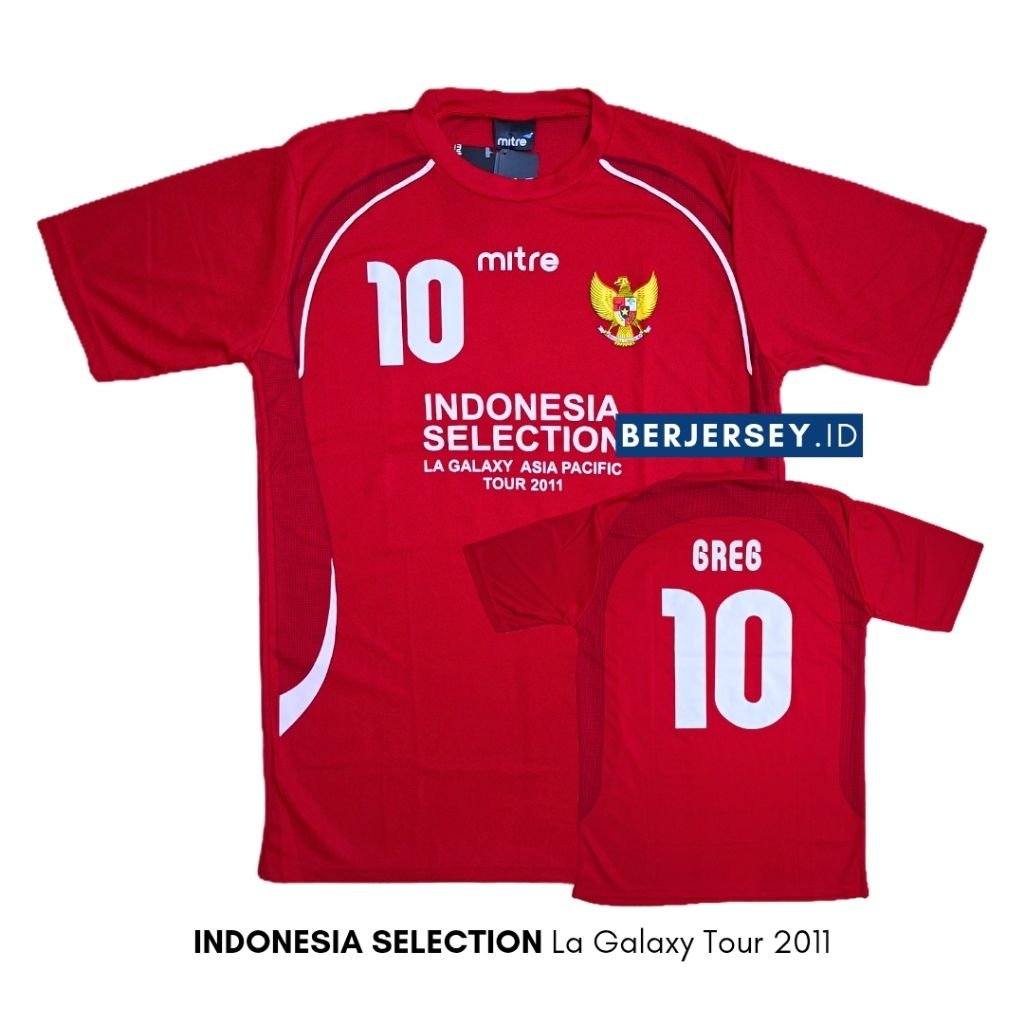 Jersey Timnas Indonesia Selection La Galaxy Tour 2011 Greg Nwokolo