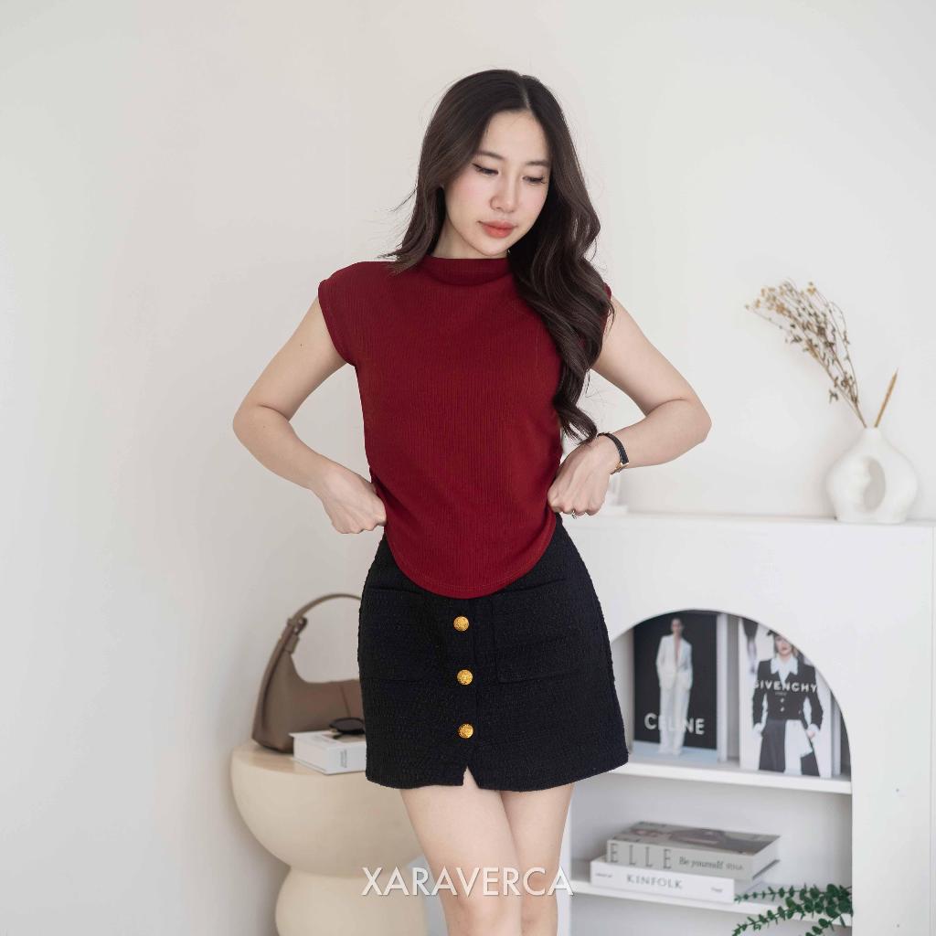 XARA - Heve Premium Knit Top - Tank Top Rajut Adem Flowy Stretch