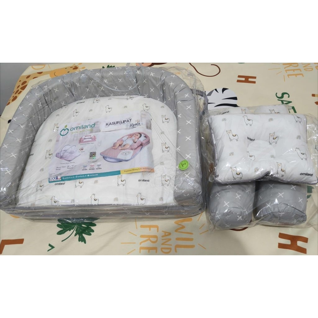 Omiland Kasur Bayi Lipat - Alpaca Series