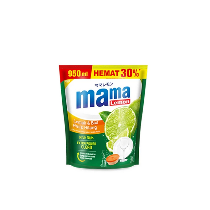 MAMA Lemon Jeruk Nipis  Sabun Cuci Piring Pouch 430/450 ML 680/690 ML 950 ML 1500 ML