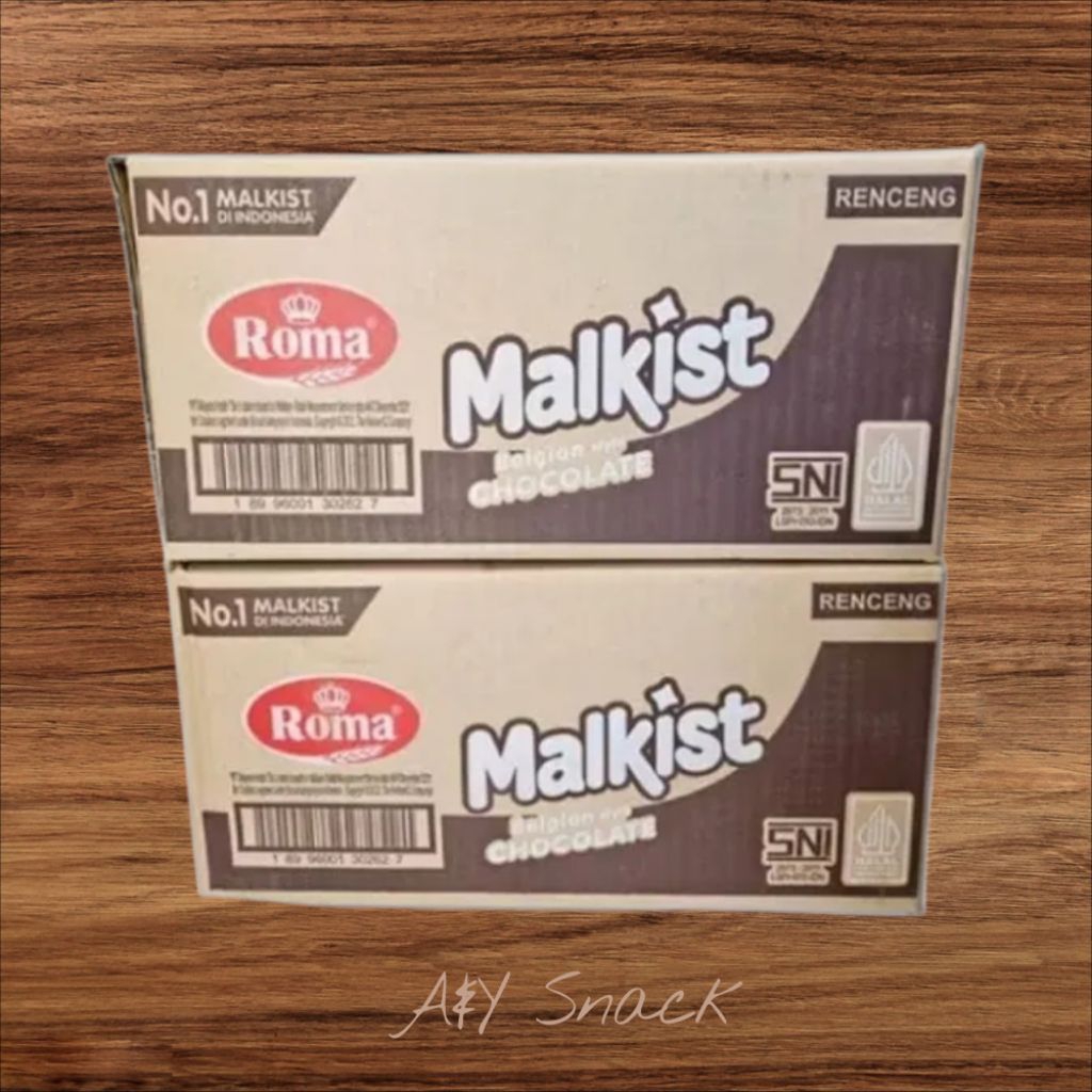 BISKUIT ROMA MALKIS COKLAT 12X10