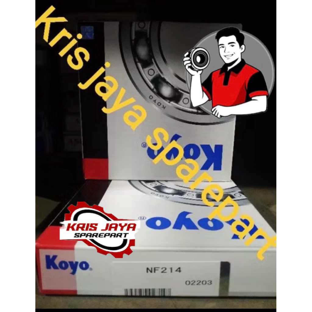 Bearing cylindrical NJ 214 ASB, NJ 214 NTN, NU 214 KOYO, NF 214 ABC, NF 214 ASB, NF 214 KOYO