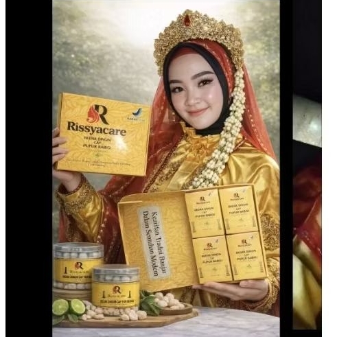 PUPUR BABIGI RISSYACARE/ BEDAK DINGIN PUPUR BASAH BPOM BOX