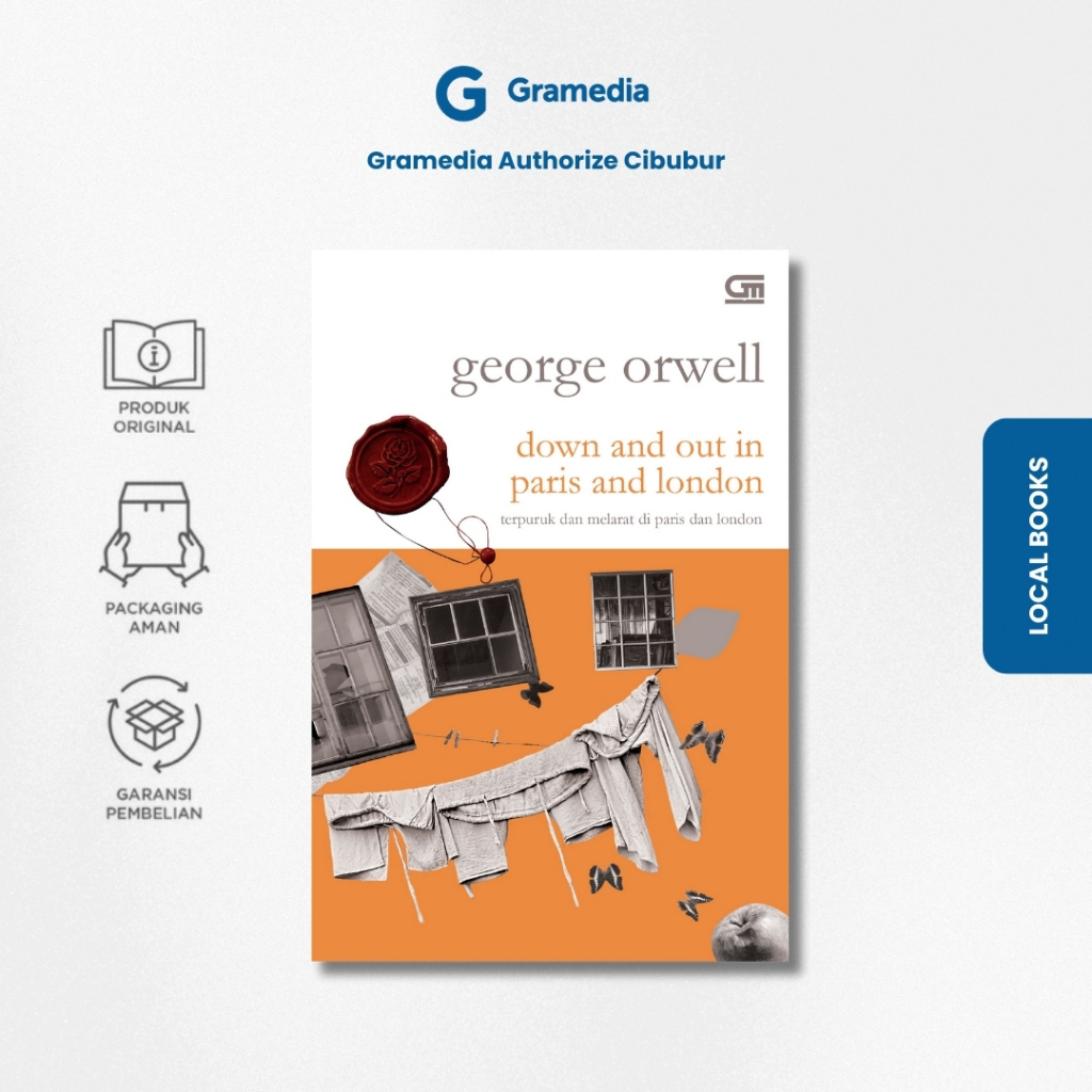 Gramedia Cibubur - Down and Out in Paris and London (Terpuruk dan Melarat di Paris dan London) - (Ge