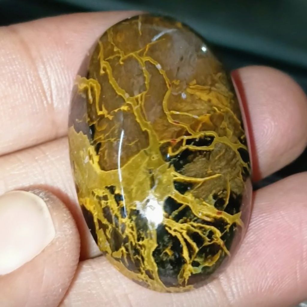 NATURAL KING FOKAY SAKRAL GALIH KELOR URAT SERAT EMAS JUMBO NTE 100% ASLI ALAM BATU AKIK