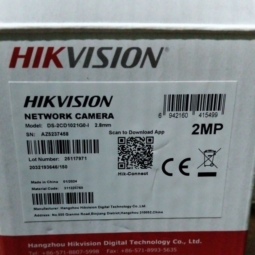 camera IP cam Hikvision