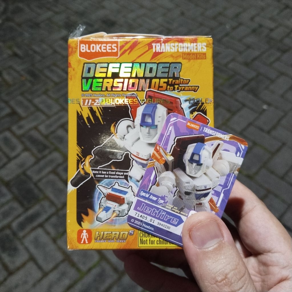 Blokees Buluke Transformers Galaxy Defender Version 05 Super Secret Special Armor Type Jetfire