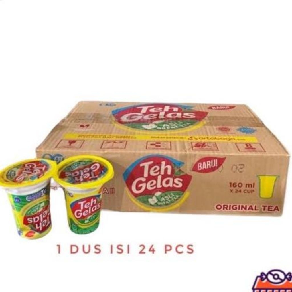 Teh Gelas Cup 1 Dus isi 24pcs