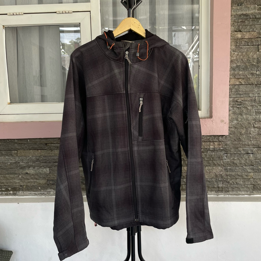 Jaket hoodie casual motor snowboard second