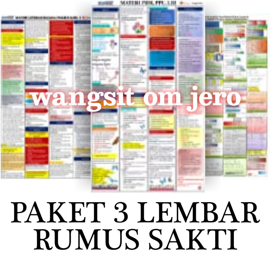 Buku Wangsit OM JERO UTBK SNBT 2026 - PAKET RUMUS SAKTI 2026