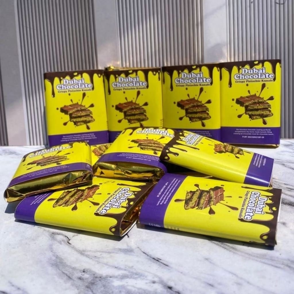 COKLAT DUBAI MINI 85 GR COKLAT DUBAI MINI PISTACHI KUNAFA