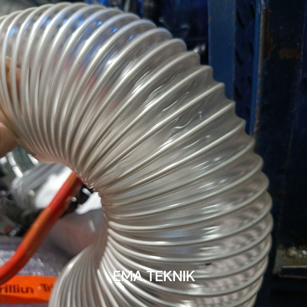 Selang flexible pu ducting hose 1¼" inch Selang plastik flex vacum serbuk kayu