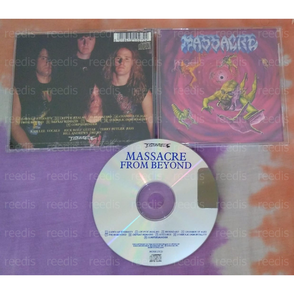 Massacre - From Beyond, 1st press UK - CD