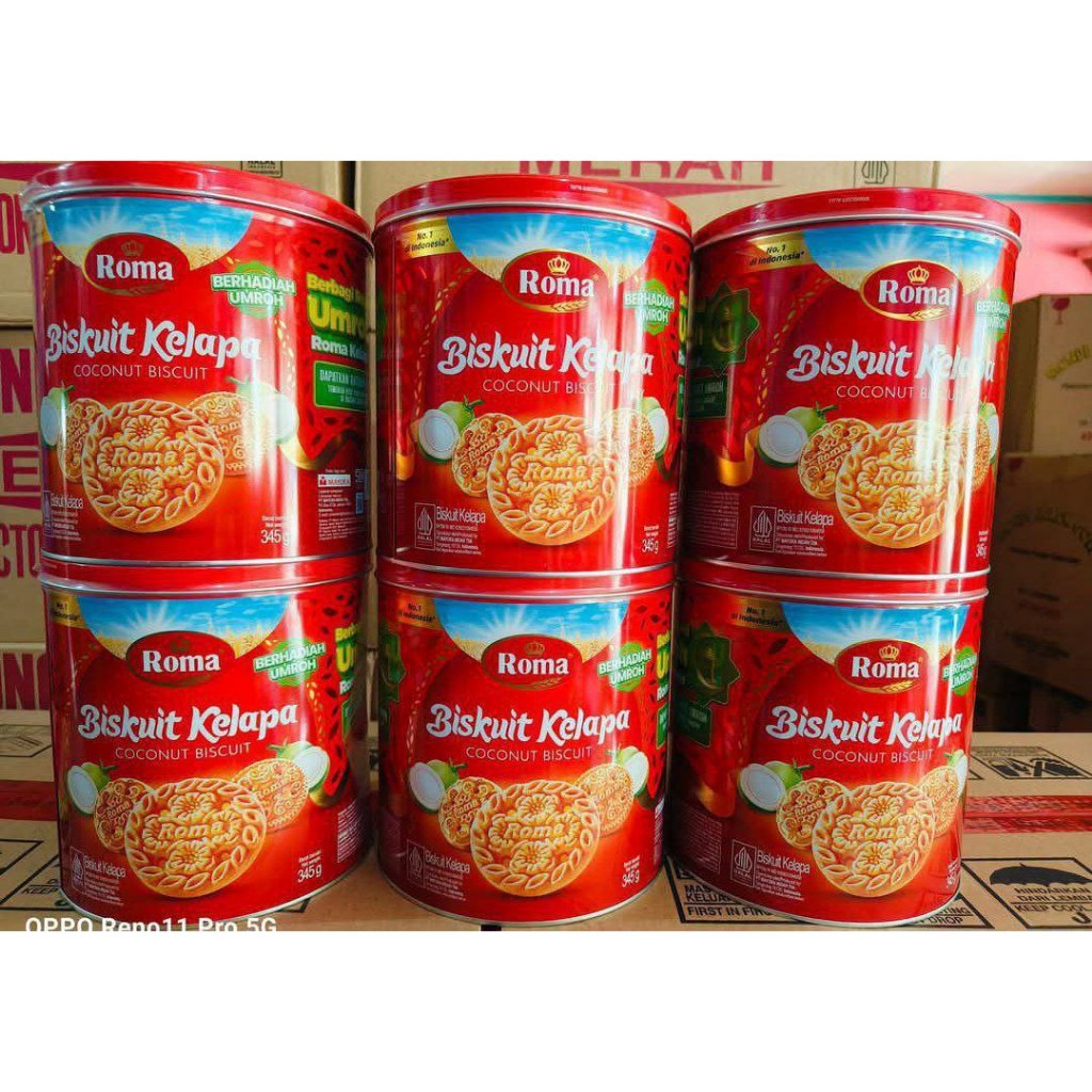 Roma Kaleng /Roma Kelapa Cream Festive Jar /Roma Kelapa Cream Festive pouch