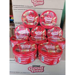 Biskuit Kaleng Good Time 277 gram - Double Choco, Kerenyahan Coklat untuk Camilan Lebaran