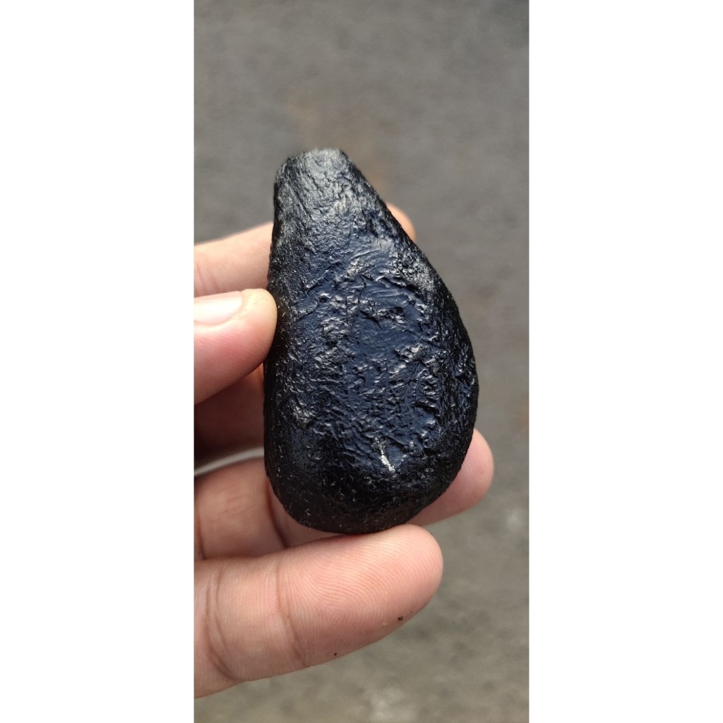 (WAJIB Transaksi Offline) Rough Batu Black Satam Meteorite/Madeira Citrine Origin Bangka Belitung 78
