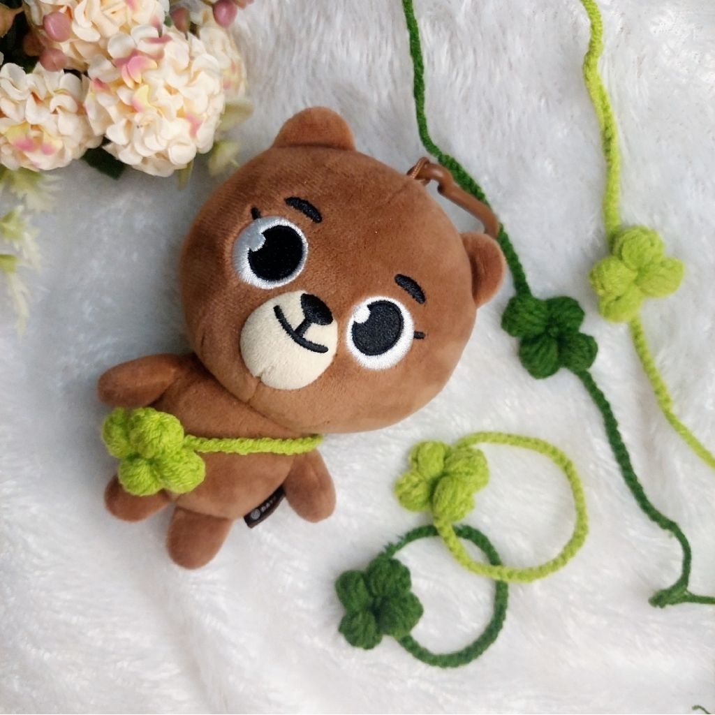 Plush (Mini Doll) Accesories clover puff crochet minibag doll rajut denimalz