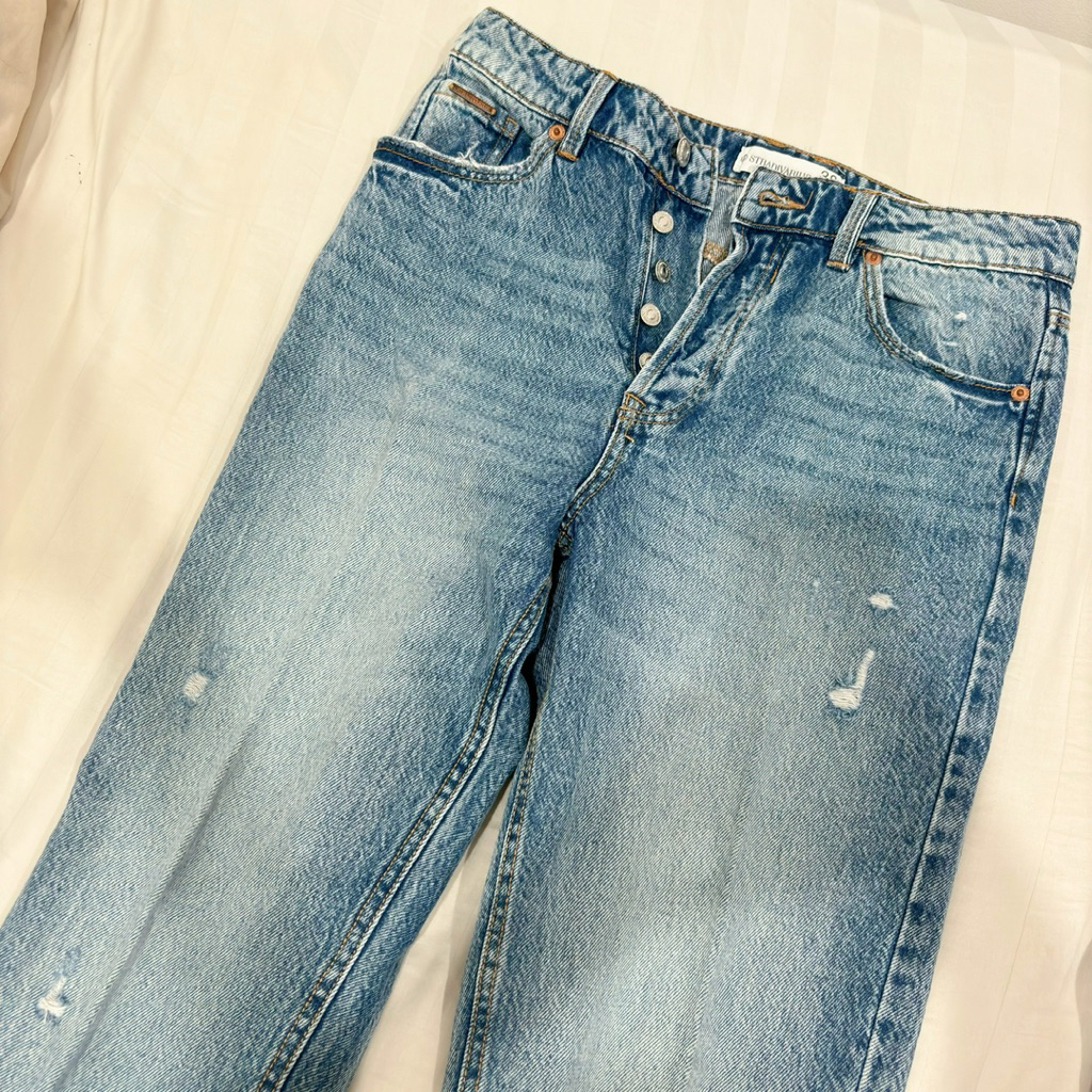Stradivarius Mom Fit Jeans | Denim (Preloved)