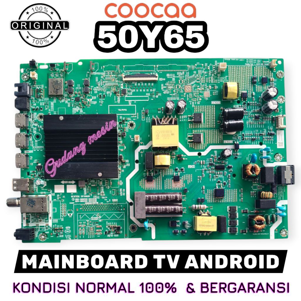 MB TV COOCAA 50Y65 / MAINBOARD TV COOCAA 50Y65 / MESIN TV COOCAA 50Y65 / MODUL TV COOCAA 50Y65 / MB 