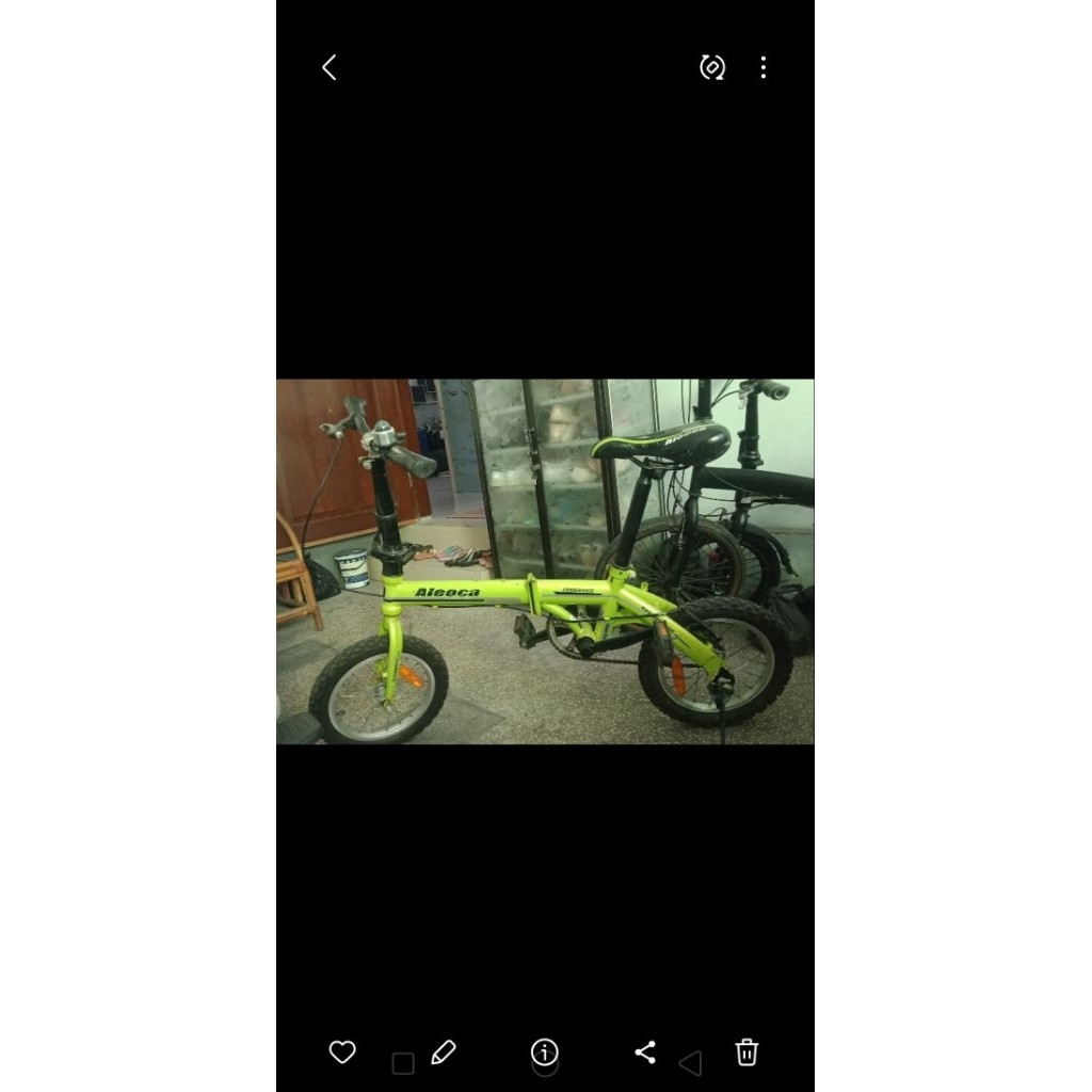 sepeda lipat aleoca conveniente 14"