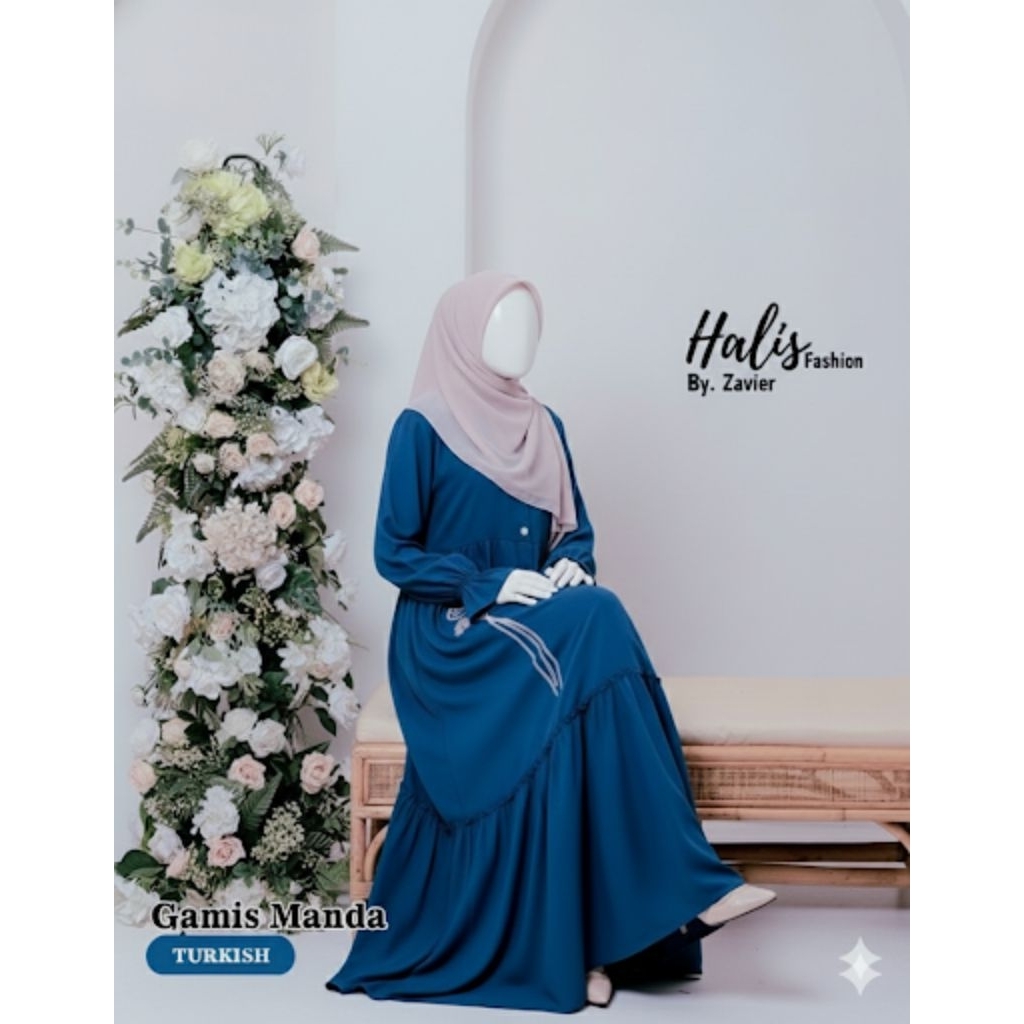 Silahkan Chat. warna yang diinginkan. Gamis twill Manda gamis semarang