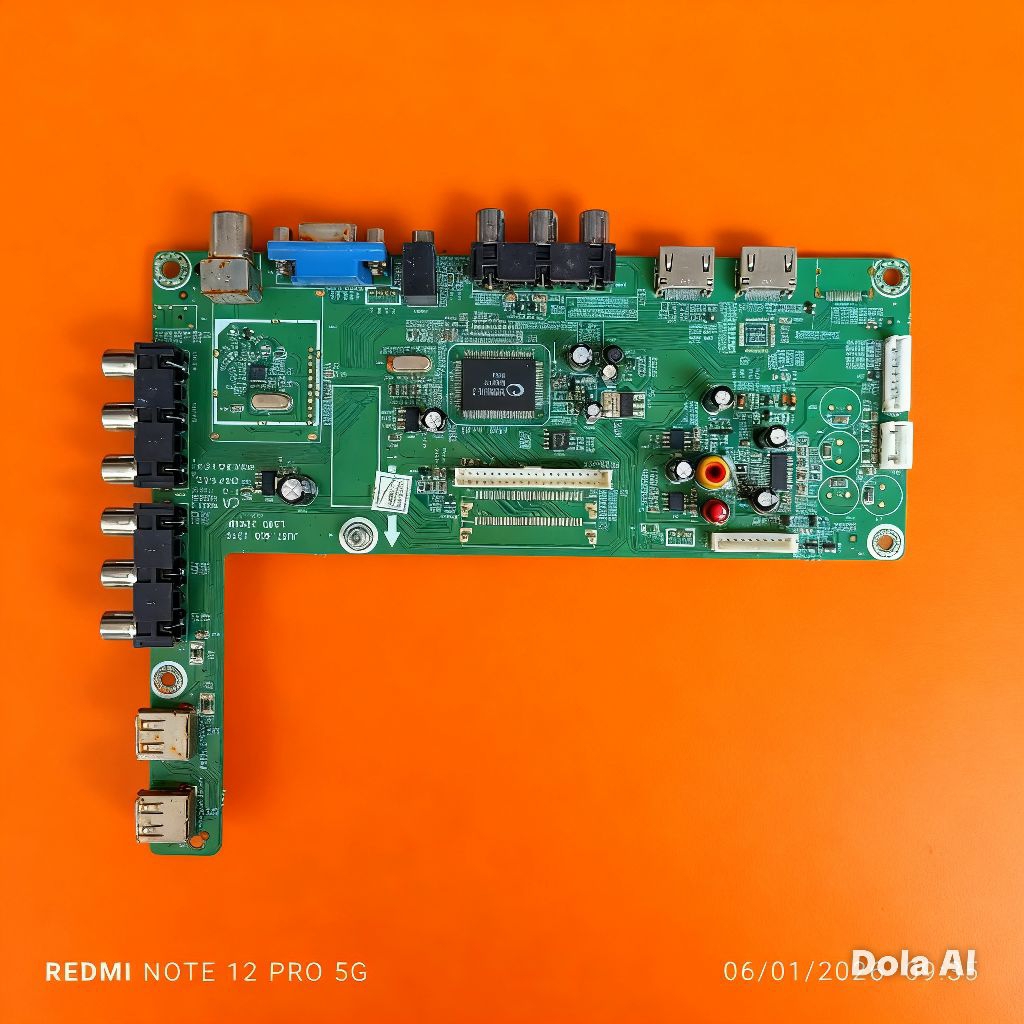 mb Mainboard asli cabutan led tv televisi CHANGHONG LED55C2000 LED 55C2000 normal