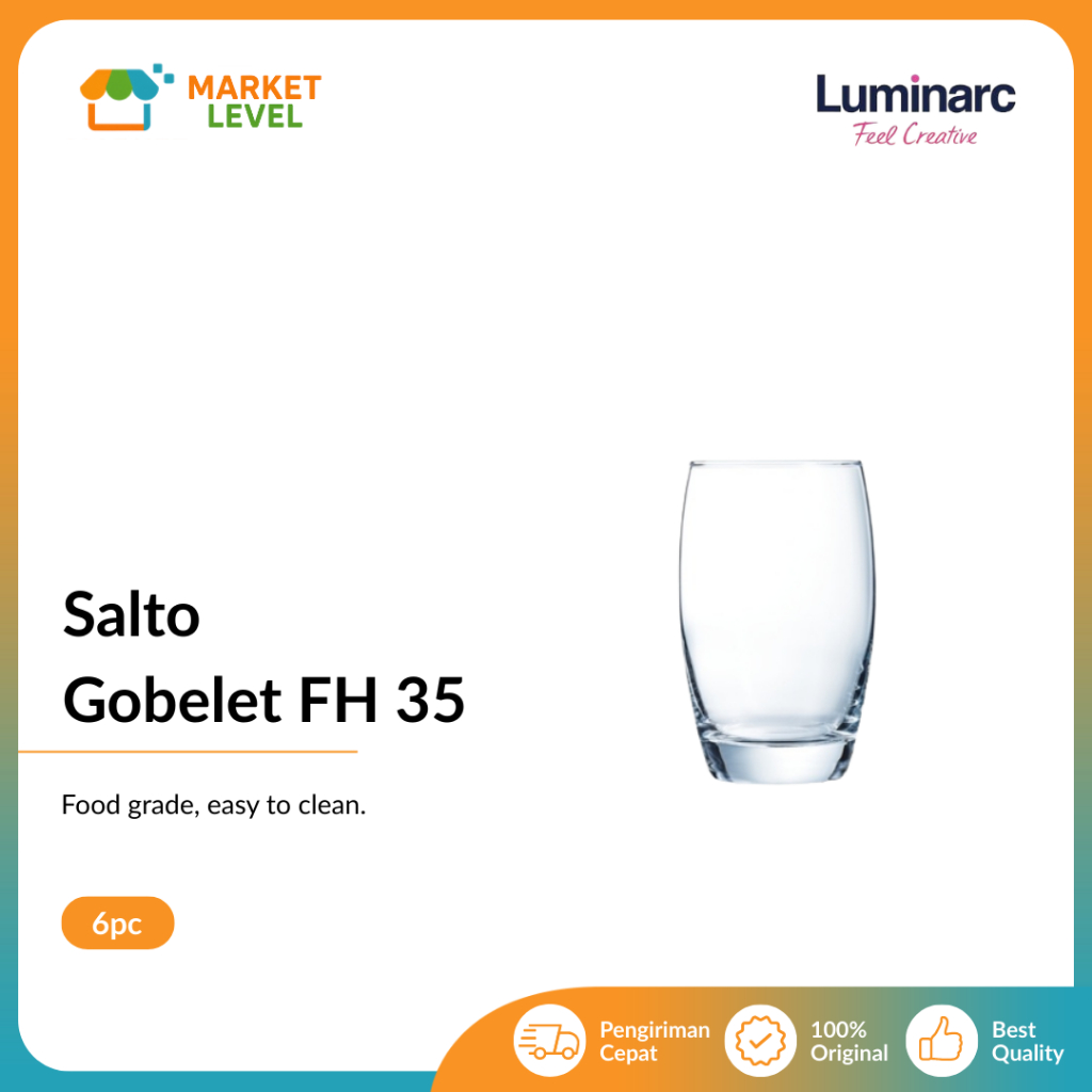 Luminarc - Gelas Kaca Salto - Gobelet Fh 35
