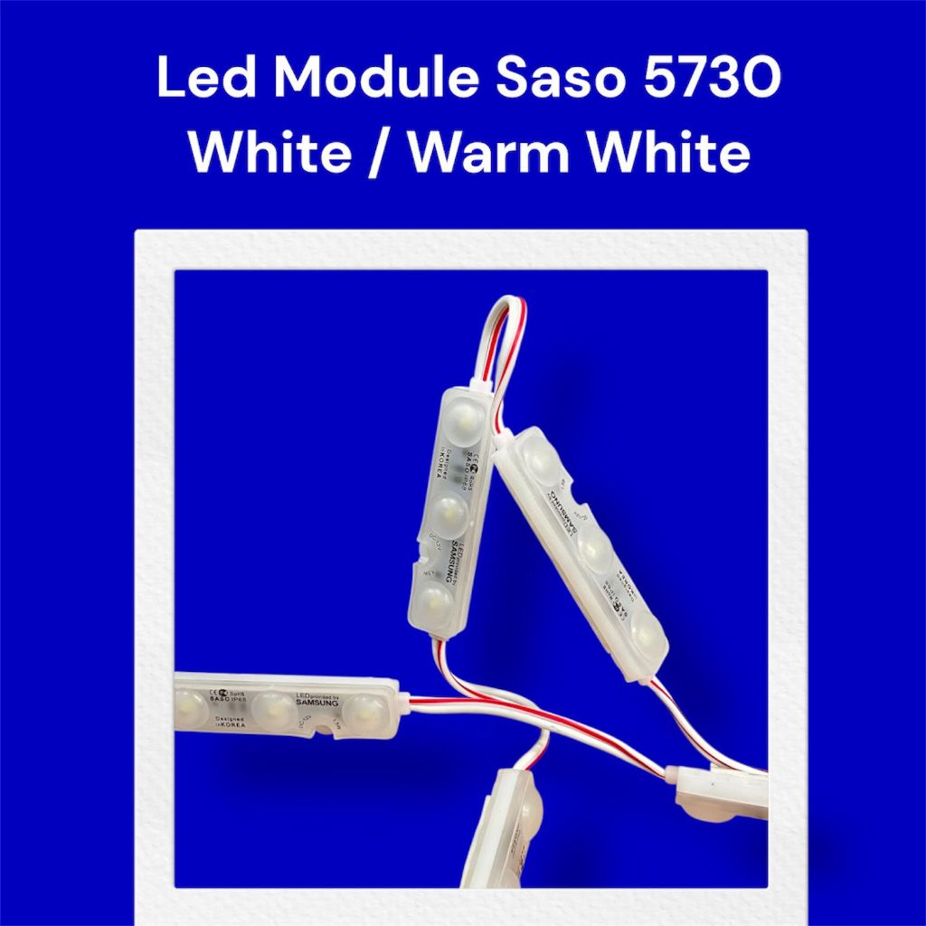 LED MODULE SASO 3 Mata 5730 White 1,5W