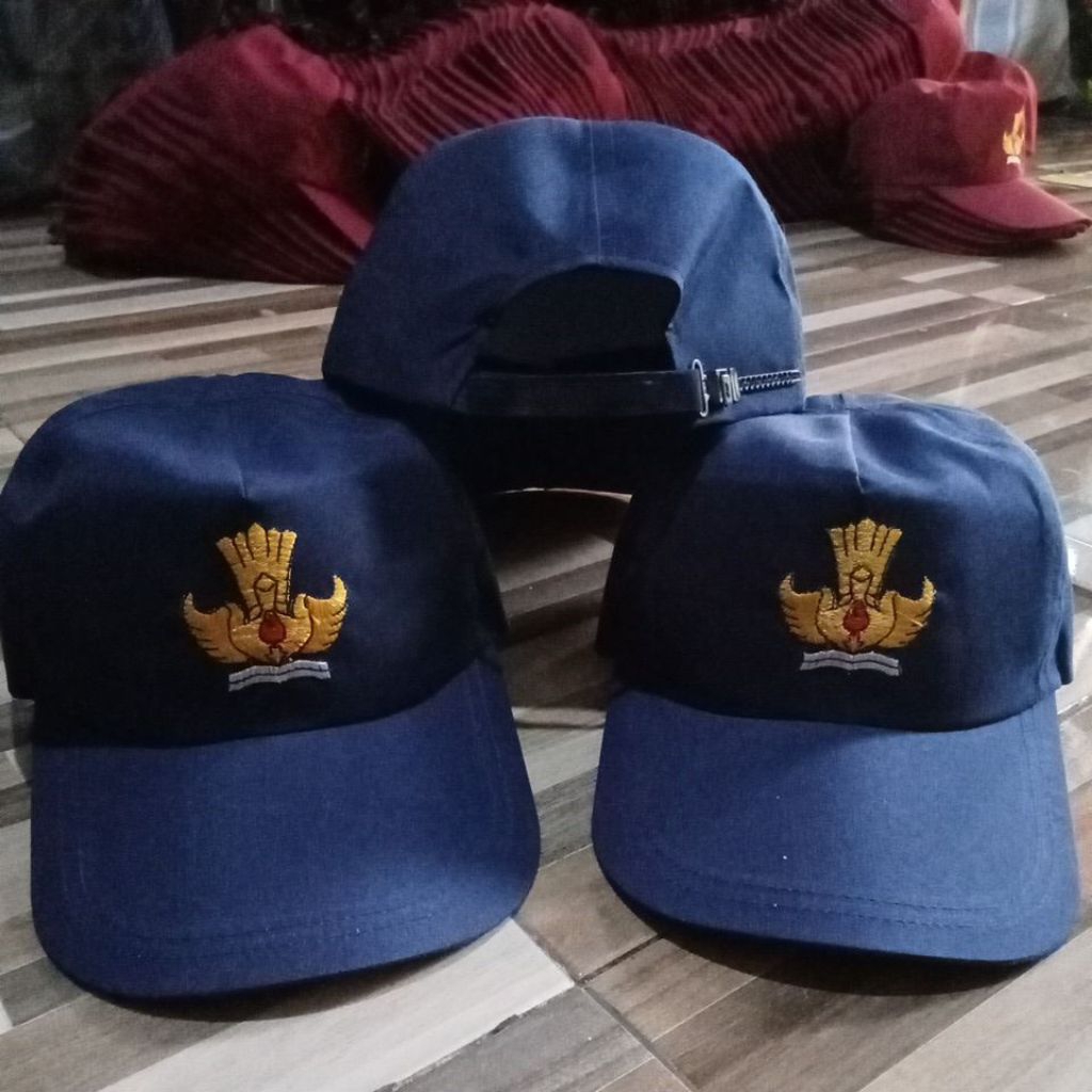 topi SMP belakang rell,allzise ukuran besar