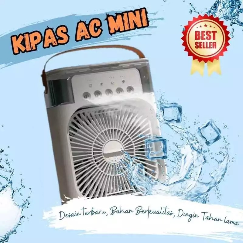 Kipas Mini AC Portable Air Cooler Pendingin Ruangan - Kipas AC Mini Air cooler Fan Portable Mobil-Ru