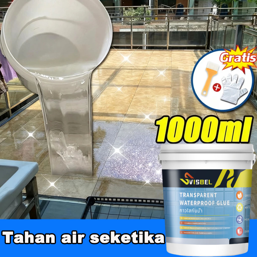 READY STOK Kirim Hari Ini Lem Waterproof 1kg Anti Bocor Tahan Air - Perekat Keramik Dak Beton Kolam 