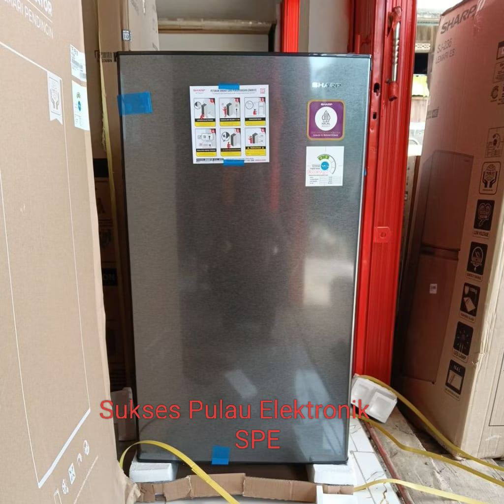 Kulkas Sharp 1 Pintu 133 Liter SJ-N162N-HS Desain Elegan dan Hemat Energi