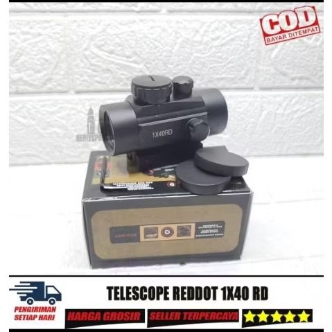 Red Dot Sight 1x40 RD – Telescope Reddot Rel 11 & 22 Akurat Jernih