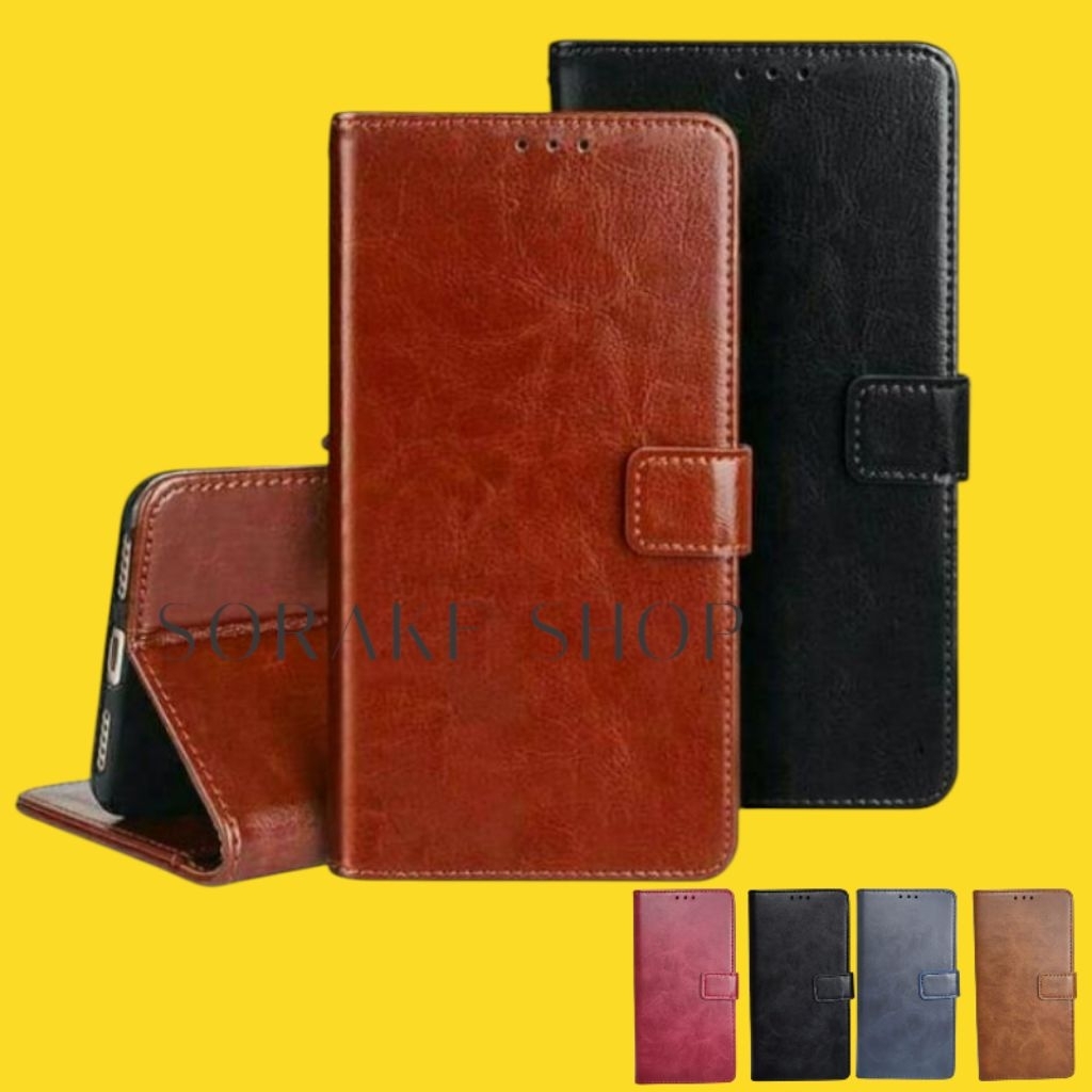 SS-01 Flip Cover Leather Case Dompet Xiaomi Mi 12 Lite Mi 8 Lite Mi Max 1 Mi Max 2 Mi Max 3