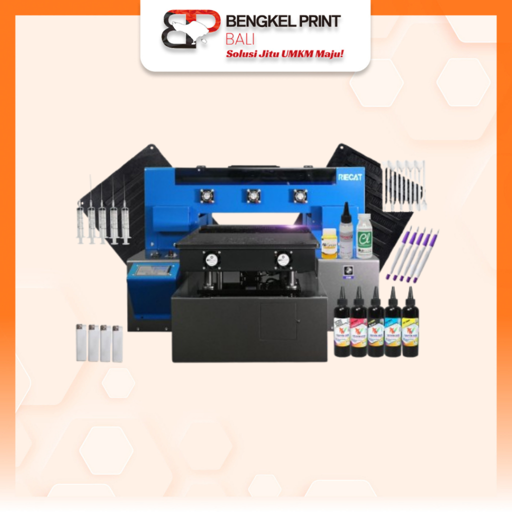 Mesin Printer UV LED Flatbed | Akrylic | Print Case | E money | Printer Riecat
