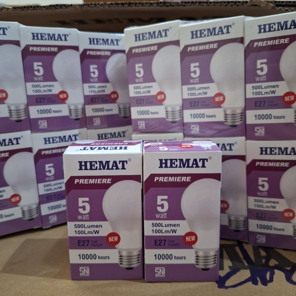 LAMPU LED HEMAT PREMIERE 5 Watt SLOP ( 12 PCS )