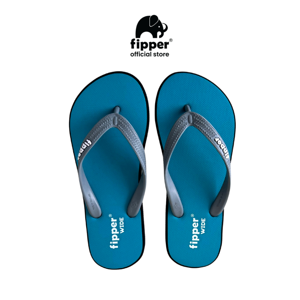 Fipper - Wide Turquoise / Black / Grey